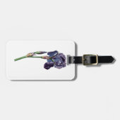 Vintage Iris Gepäckanhänger (Vorderseite horizontal)