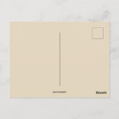 Vintage irische Dame mit Kleeblättern St Patricks  Postkarte (Rückseite)