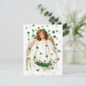 Vintage irische Engels St. Patricks Karte (Stehend Vorderseite)