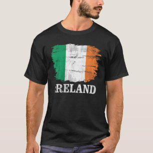 Vintage irische Flagge T-Shirt