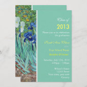 Vintage Irische Gartenpartys Blume Einladung (Vorne/Hinten)