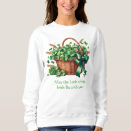 Vintage irische Klemme im Korb Sweatshirt