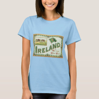 Vintage irische Postkarte T-Shirt