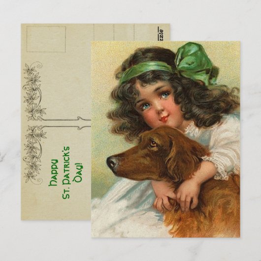 Vintage irische Postkarten (Vorne/Hinten)