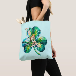 Vintage-irischer-Feenklee-St.-Patrick-Tasche Tasche