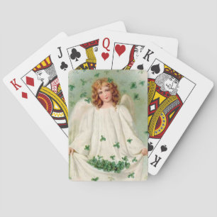 Vintage Irish Angel playing cards Spielkarten