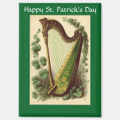 Vintage Irish Harp Magnet (Vorderseite)