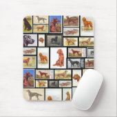 Vintage Irish Setter Cigarette Cards Mousepad (Mit Mouse)