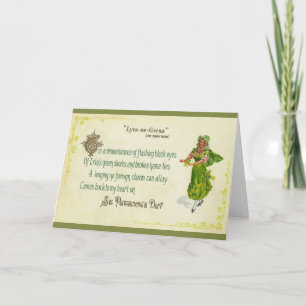 Vintage Irish St. Patrick's Day Greeting Card Karte