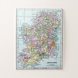 Vintage Irland-Karte Puzzle