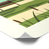 Vintage Irving Texas Poster (Ecke)