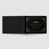 Vintage islamische Hochzeit der Schwarzen Gästebuch (Voll)