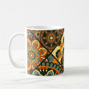 Vintage-islamische Motive, dekoratives nahtloses M Kaffeetasse
