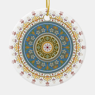 Vintage-Islamisches Musterdesign Keramik Ornament