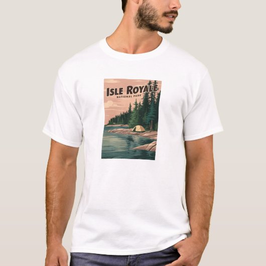 Vintage Isle Royale T-Shirt (Vorderseite)
