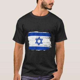 Vintage-Israel-Flagge als israelisches Geschenk T-Shirt