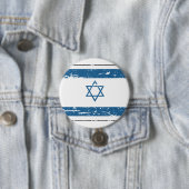 Vintage israelische Flagge Button (Beispiel)