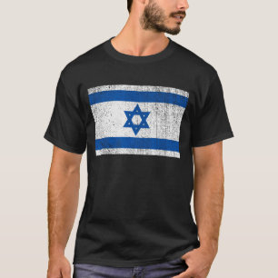 Vintage israelische Flagge - Stern von David - isr T-Shirt