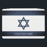 Vintage israelische Flagge von Israel 10,5 Zoll Ap iPad Pro Cover<br><div class="desc">Vintage israelische Flagge von Israel 10, 5 Zoll Apple iPad pro Abdeckung. Benutzerdefiniertes Tablet- und Computerzubehör mit Länderflaggen. Altes verblasstes Design. Neue Tablettengeschenke für ihn oder sie. Laden Sie Ihre eigene Foto- oder Logo-Grafik optional hoch. Urlaub oder Geburtstag Geschenkideen für Freunde und Familie. Elegantes Gehäuse mit Textvorlage für den Protektor....</div>