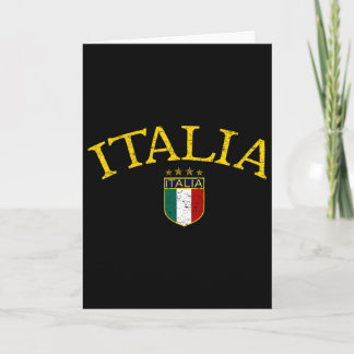 Vintage Italia Fußball  Karte