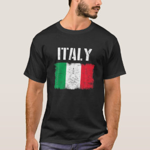 Vintage Italian Italy Flag Pride Sports Design Ita T-Shirt