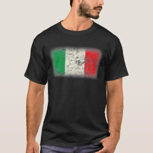 Vintage Italien Flagge Cool Italia Italienische Fl T-Shirt