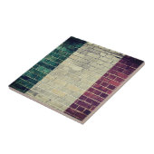 Vintage Italien-Flagge Fliese (Seite)