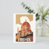 Vintage - Italien, Florenz - Postkarte (Stehend Vorderseite)