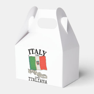 Vintage Italien Landesflagge Geschenkschachtel
