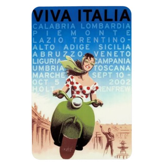 Vintage - Italien - Magnet (Vertikal)