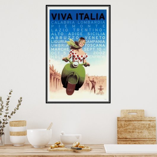 Vintage - Italien - Poster (Küche)