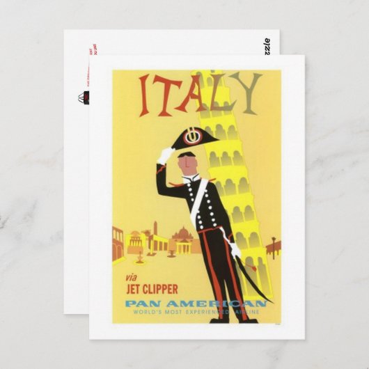 Vintage - Italien - Postkarte (Vorne/Hinten)