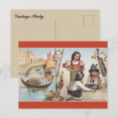 Vintage Italien Postkarte (Vorne/Hinten)