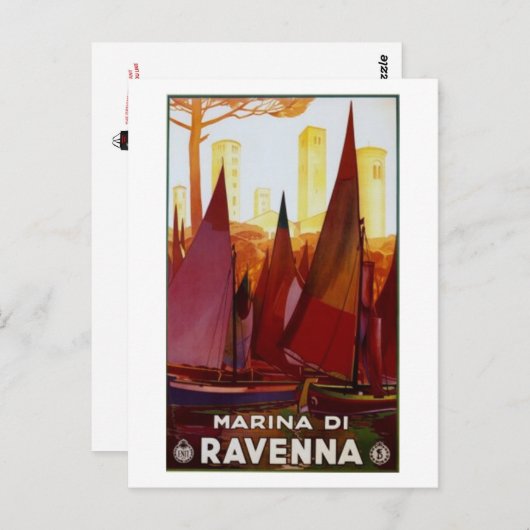 Vintage - Italien, Ravenna - Italien Postkarte (Vorne/Hinten)