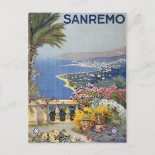Vintage Italien Reiseplakat Postkarte