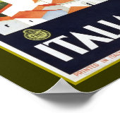 Vintage Italien Reisewerbung Poster (Ecke)