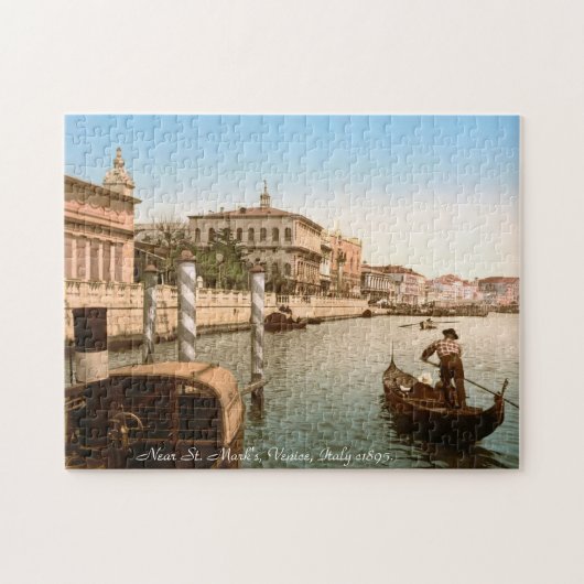 Vintage Italien-, St.-Kennzeichen- u. Puzzle (Horizontal)