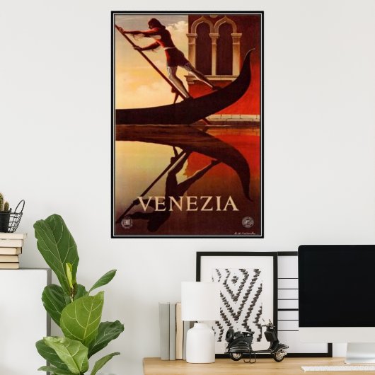 Vintage - Italien, Venedig - Poster (Heimbüro)