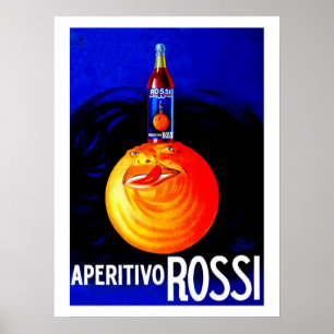 Vintage italienische Aperitivwerbung Poster