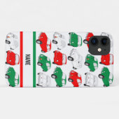 Vintage italienische Auto-Muster iPhone-Hülle Case-Mate iPhone Hülle (Rückseite (Horizontal))