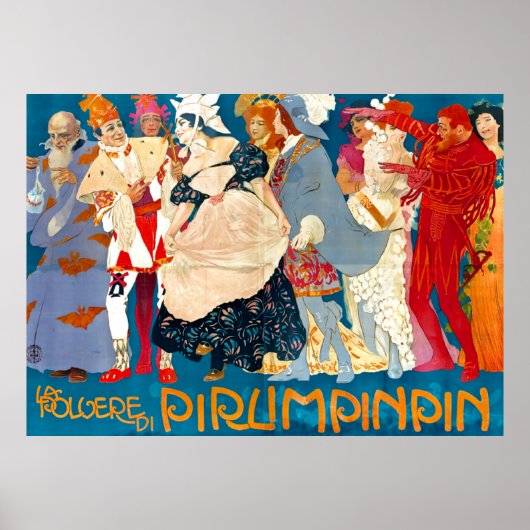 Vintage italienische Beihilfe 1907 Poster (Vorne)