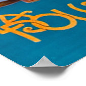 Vintage italienische Beihilfe 1907 Poster (Ecke)