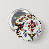 Vintage italienische button (Vorne & Hinten)