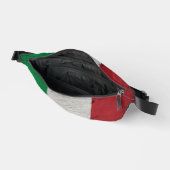 Vintage italienische Flagge Bauchtasche (Offen)