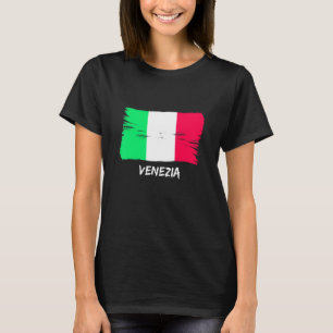 Vintage italienische Flagge Venedig T-Shirt