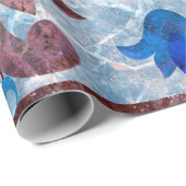 Vintage italienische Kachel mit marokkanischem Mus Geschenkpapier (Rolleneckpunkt)