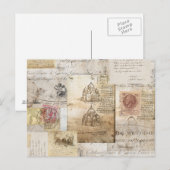 Vintage italienische Kathedrale Rom Postkarte (Vorne/Hinten)