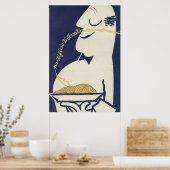Vintage italienische Pasta Poster (Küche)