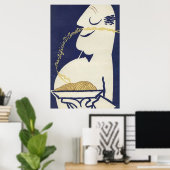 Vintage italienische Pasta Poster (Heimbüro)