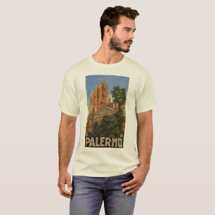 Vintage italienische Reiseanzeige Palermos T-Shirt